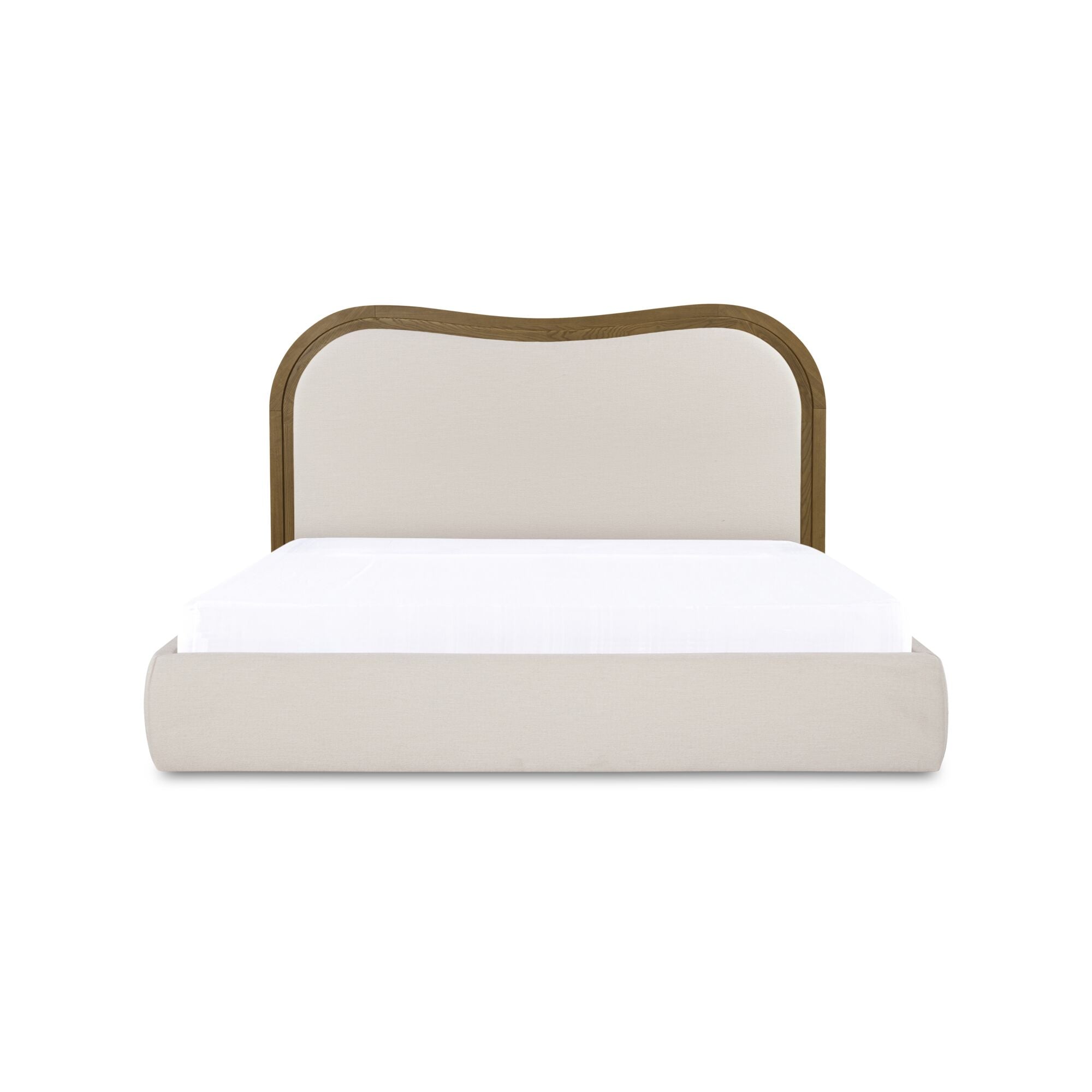 Camilla Bed FURNITURE - bed Moe's Furniture White King