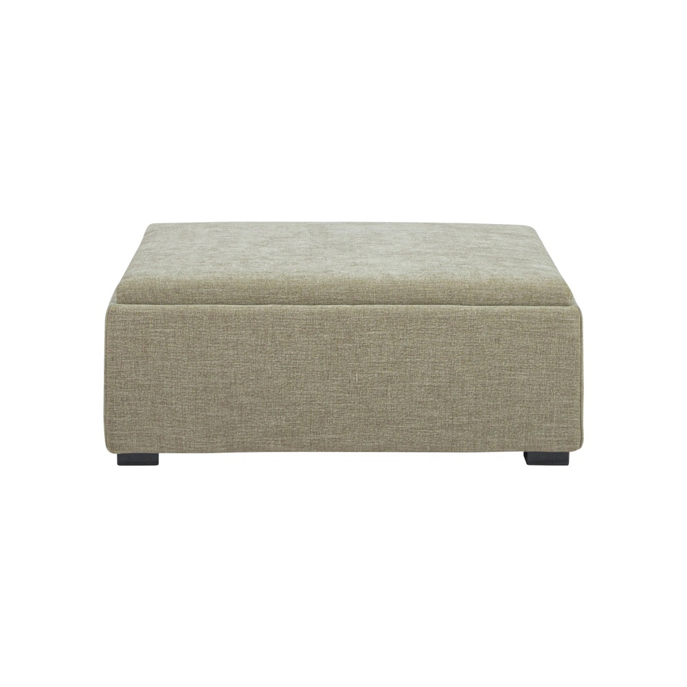 Marigold Storage Ottoman Furniture - Ottomans Moe's Furniture Green
