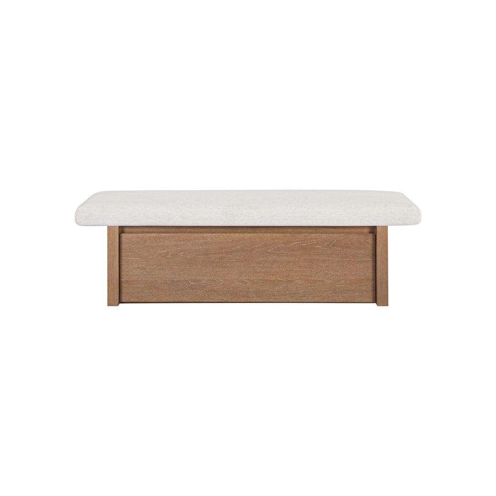Gemine Storage Bench FURNITURE - benches Moe's Furniture Oat