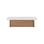 Gemine Storage Bench FURNITURE - benches Moe's Furniture Oat