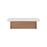 Gemine Storage Bench FURNITURE - benches Moe's Furniture Oat