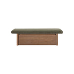 Gemine Storage Bench FURNITURE - benches Moe's Furniture Dark Green
