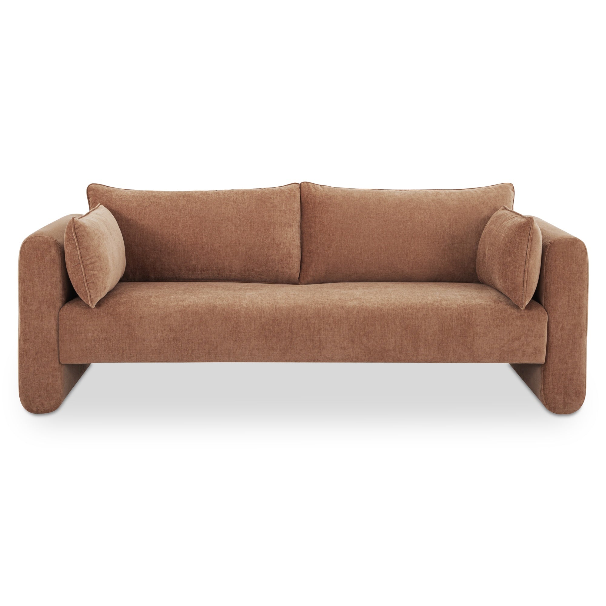 Moore Sofa FURNITURE - sofa Moe's Furniture Brown