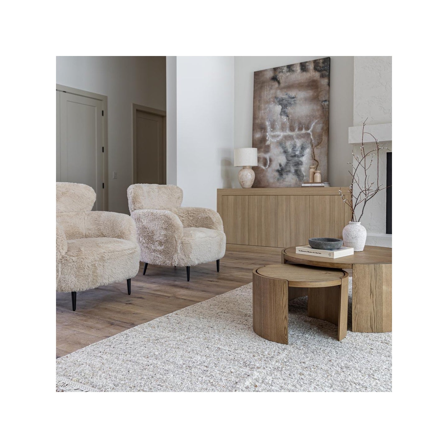 Forbes Nesting Coffee Table FURNITURE - coffee tables Style In Form