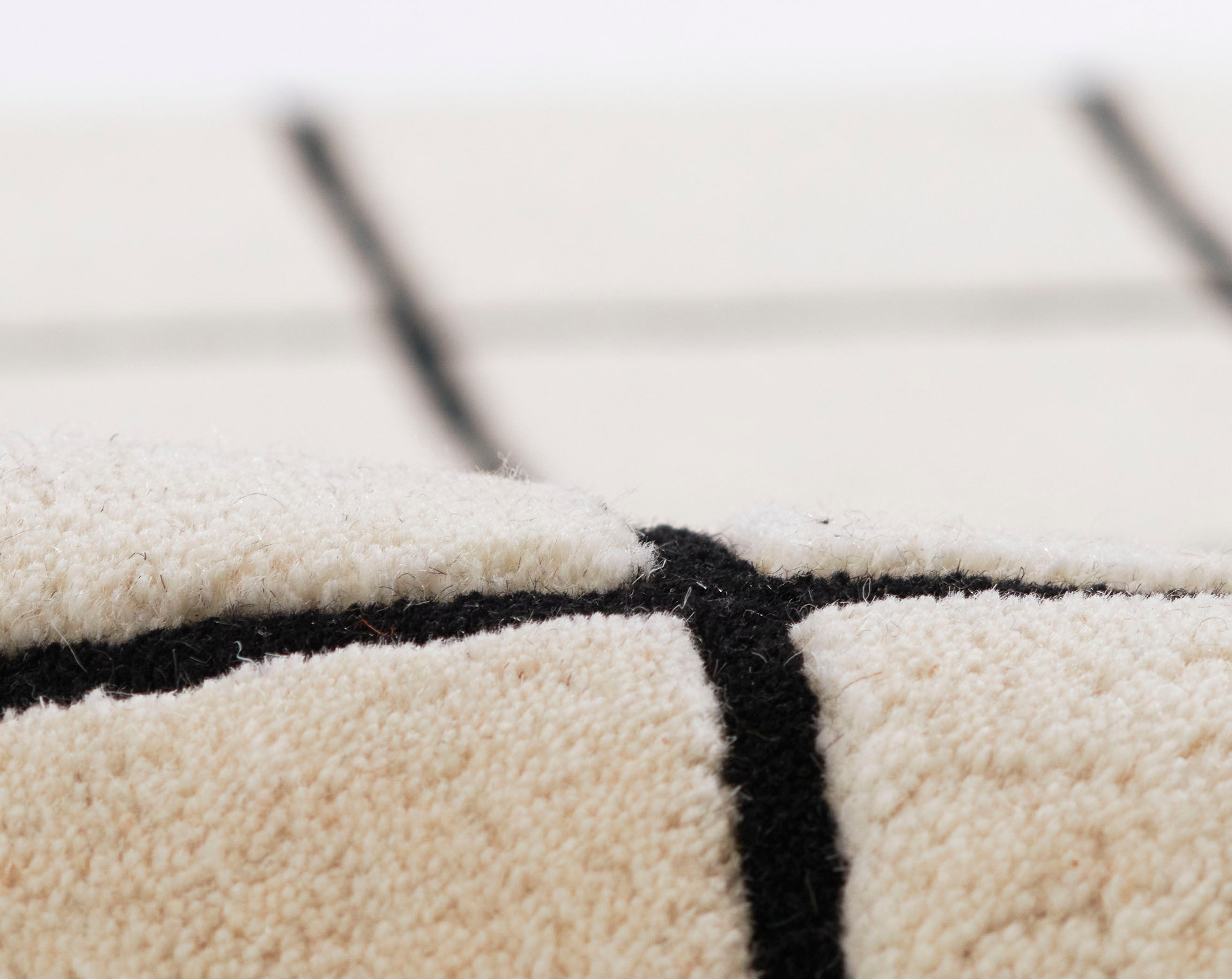 Forme Gridwork Hand Tufted Rug RUGS - wool Momeni