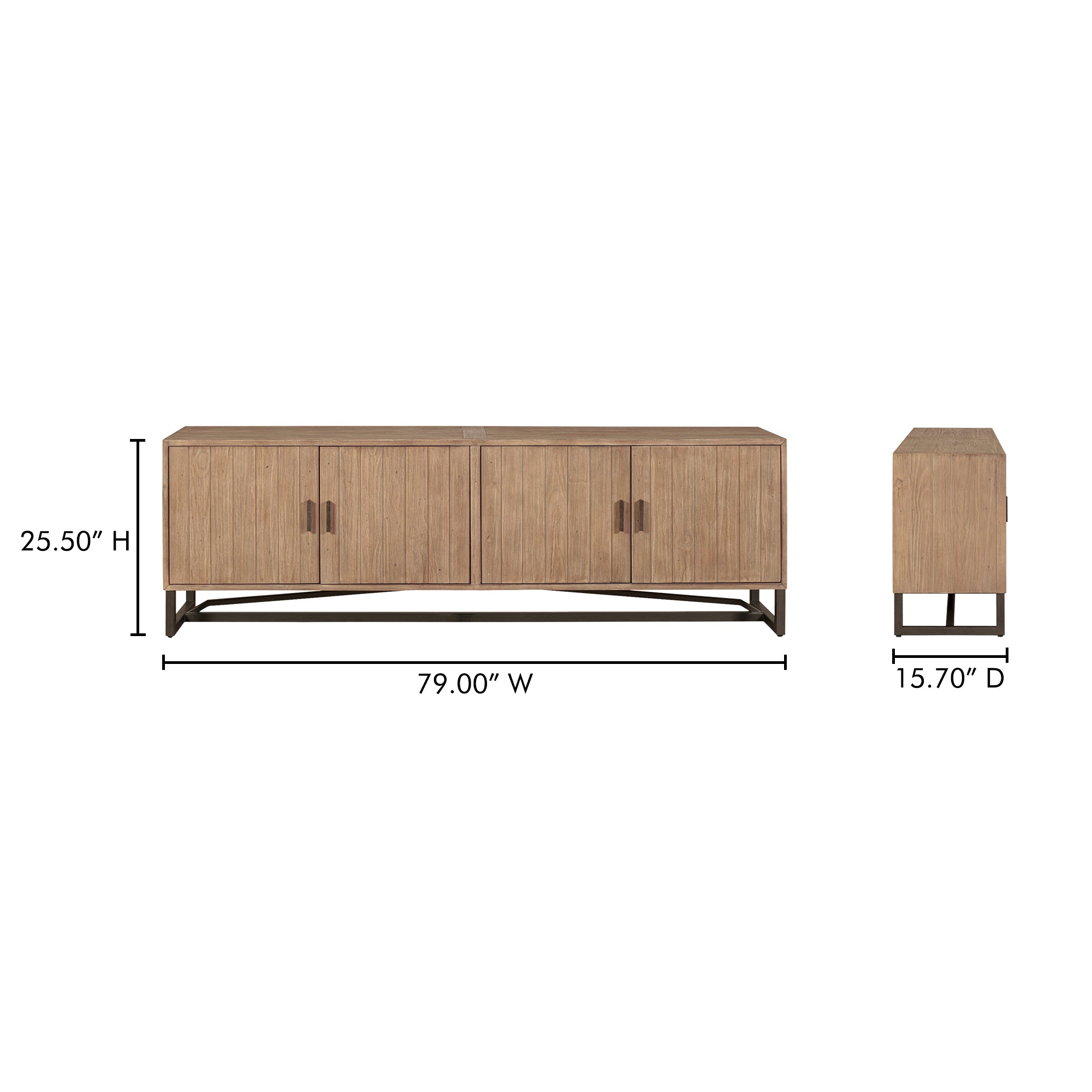 Sierra Media Unit FURNITURE - media consoles Moe's Furniture