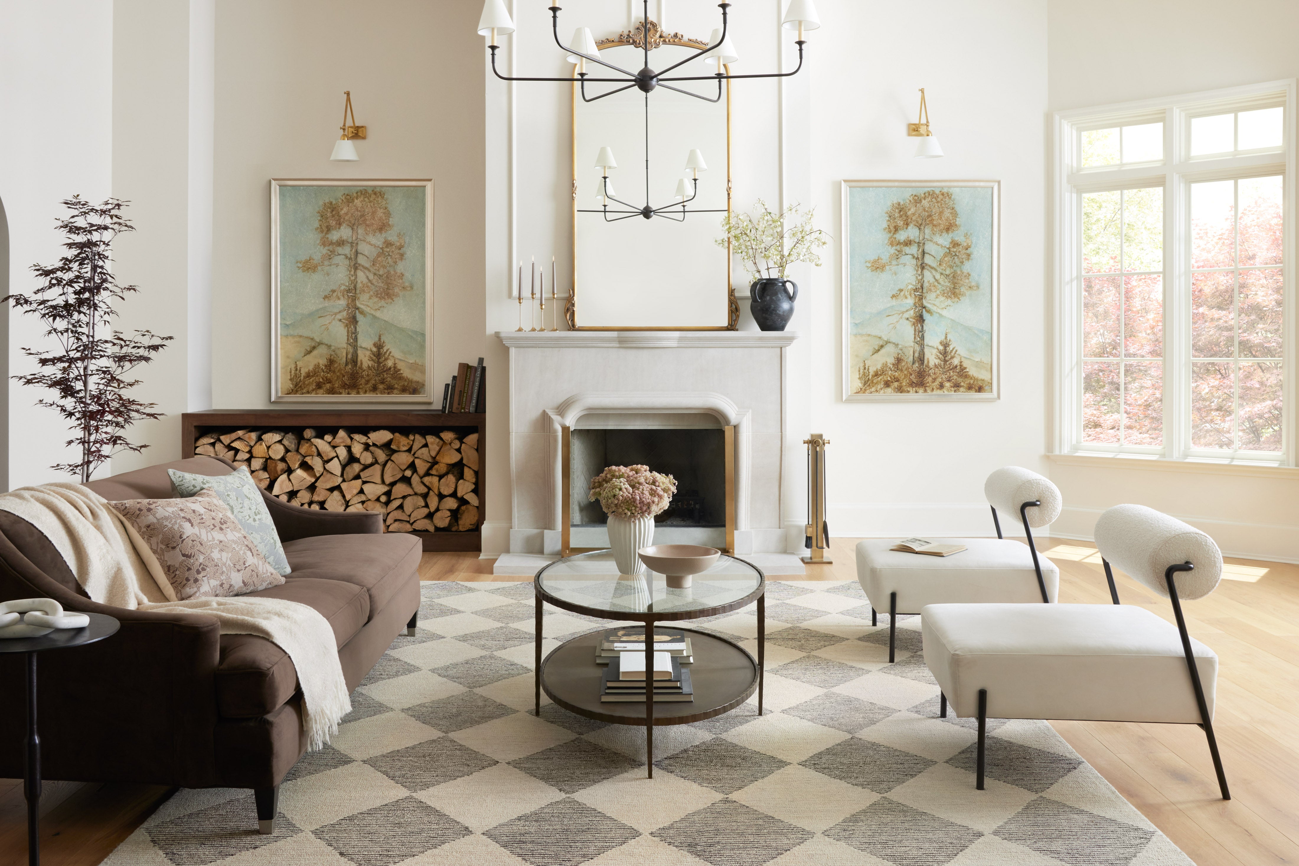 Chris Loves Julia x Loloi Francis Beige / Charcoal Rug Rugs Loloi