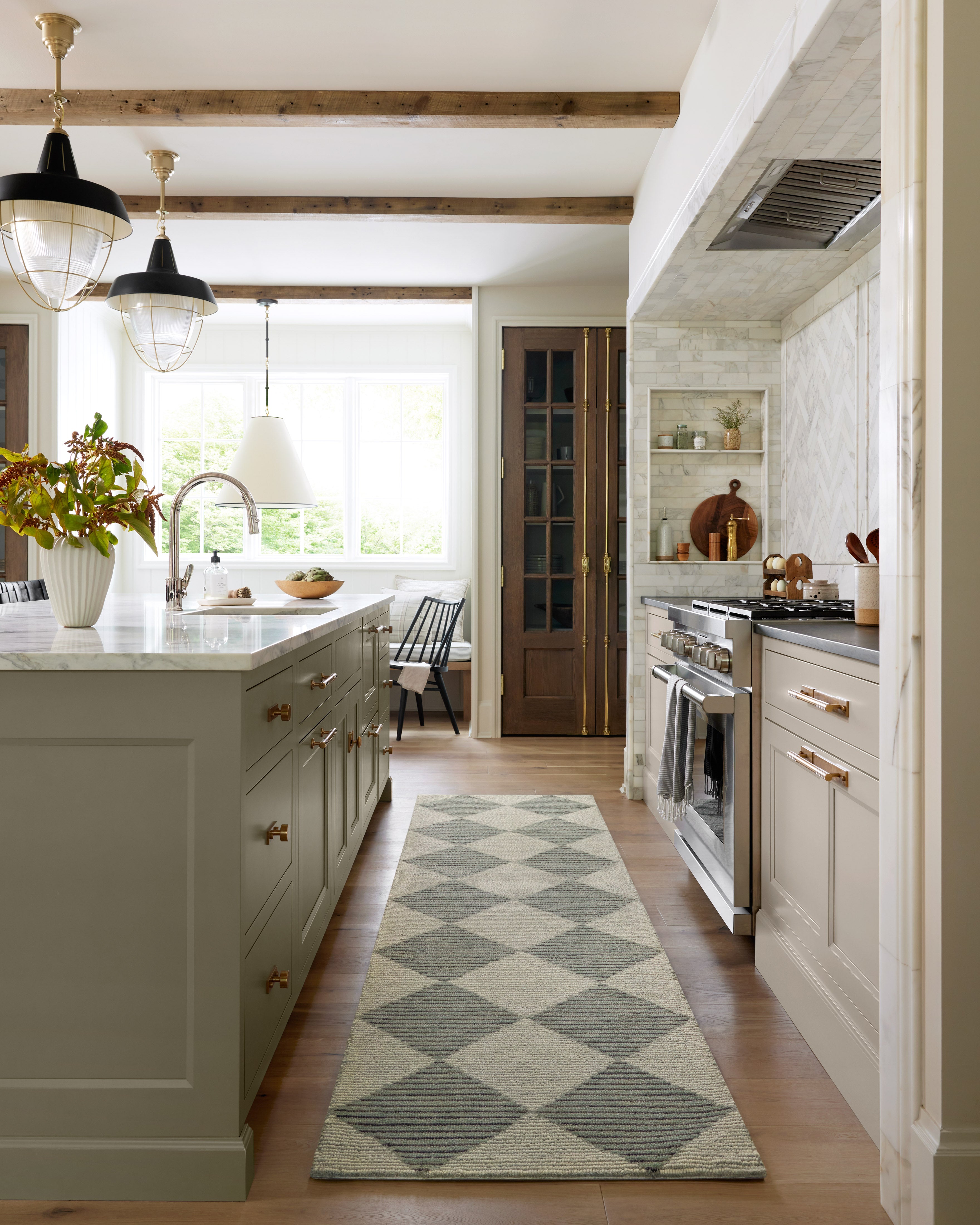 Chris Loves Julia x Loloi Francis Spa / Granite Rug Rugs Loloi