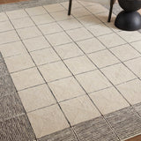 Chris Loves Julia x Loloi Francis Cream / Black Rug 0-RUGS Loloi