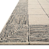 Chris Loves Julia x Loloi Francis Cream / Black Rug 0-RUGS Loloi