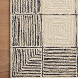 Chris Loves Julia x Loloi Francis Cream / Black Rug 0-RUGS Loloi