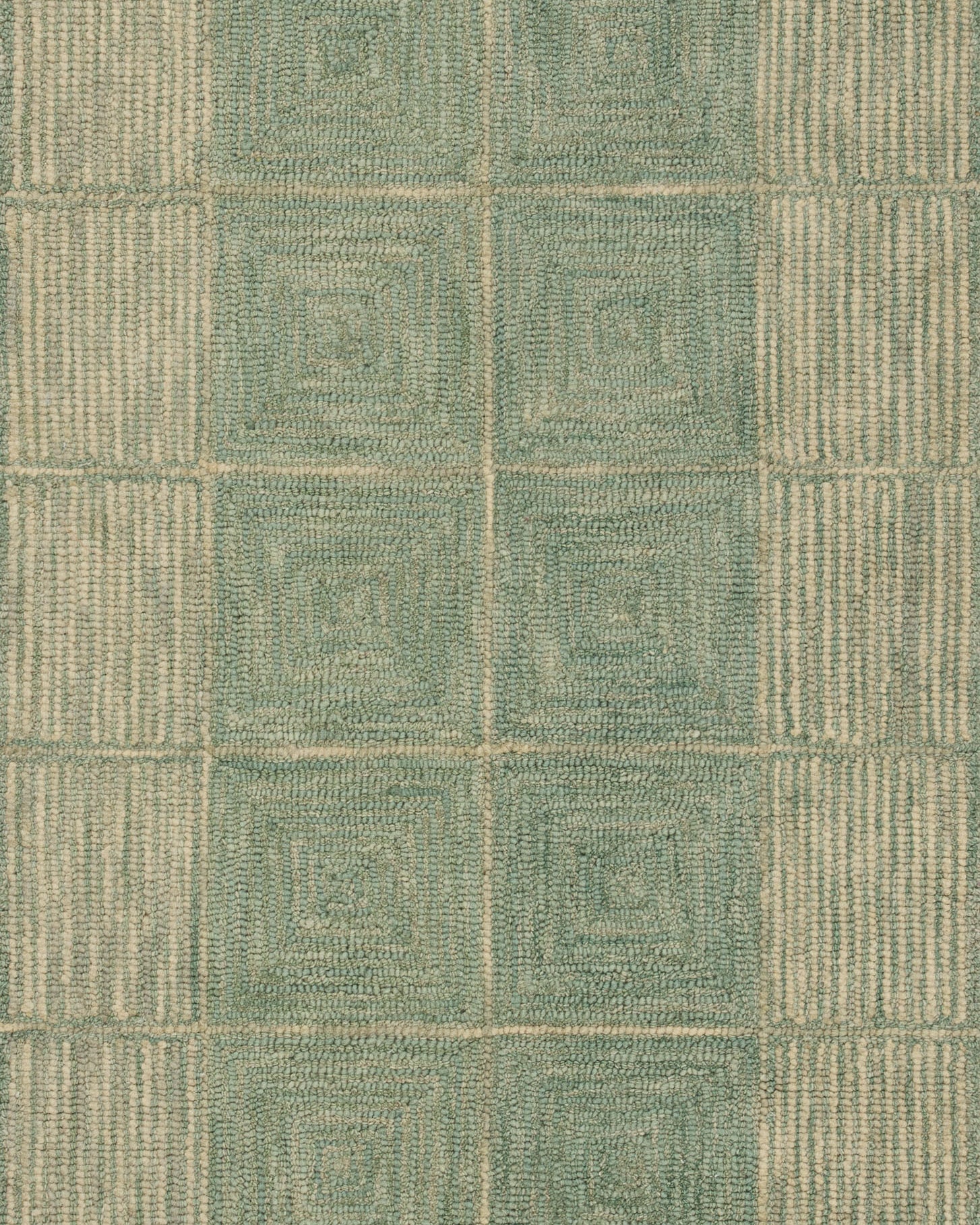 Chris Loves Julia x Loloi Francis Green / Natural Rug Rugs Loloi