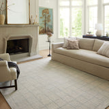Chris Loves Julia x Loloi Francis Silver / Sky Rug Rugs Loloi