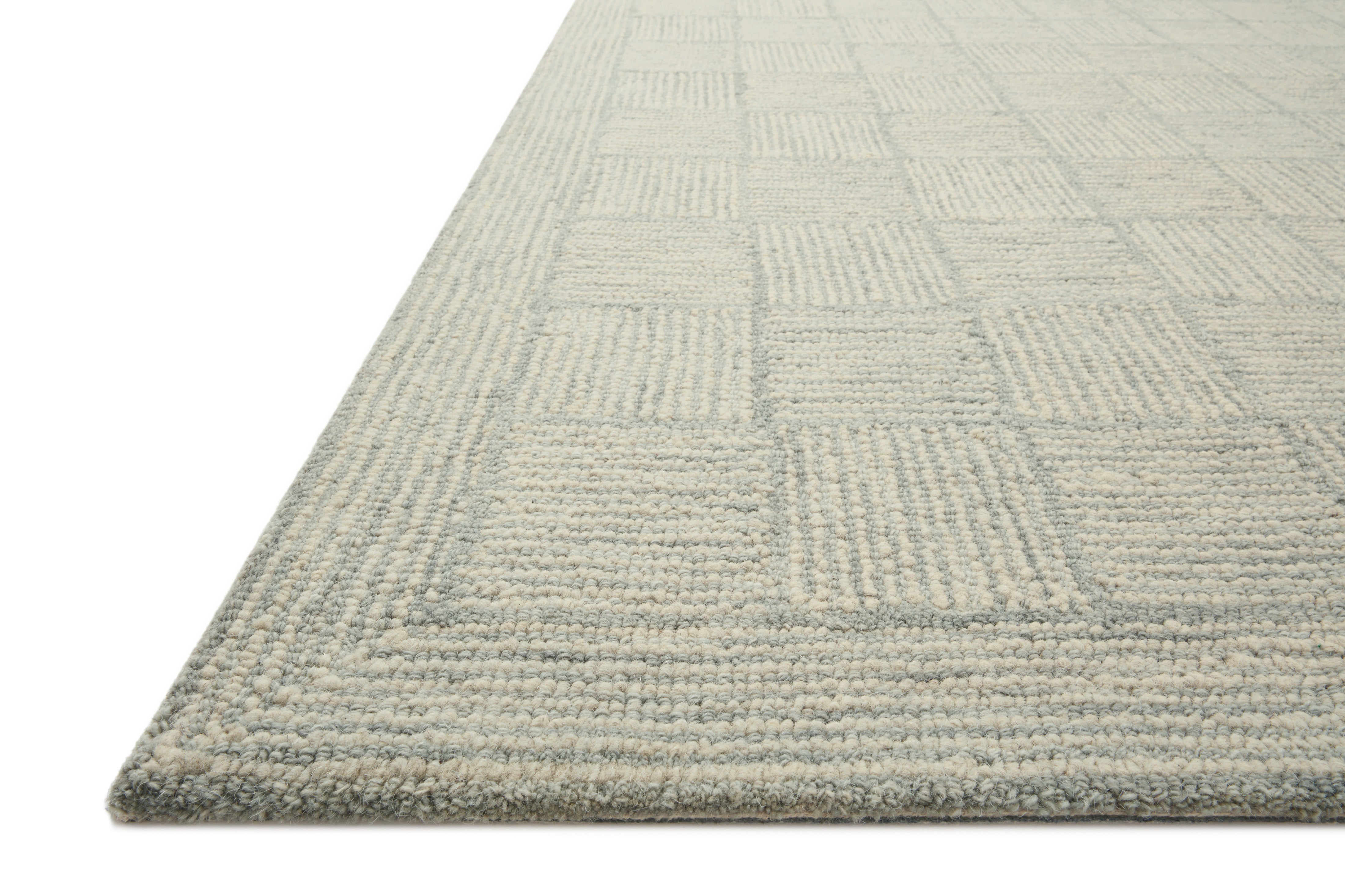 Chris Loves Julia x Loloi Francis Silver / Sky Rug Rugs Loloi