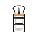 Layla Counter Stool - Black Natural - Rug & Weave