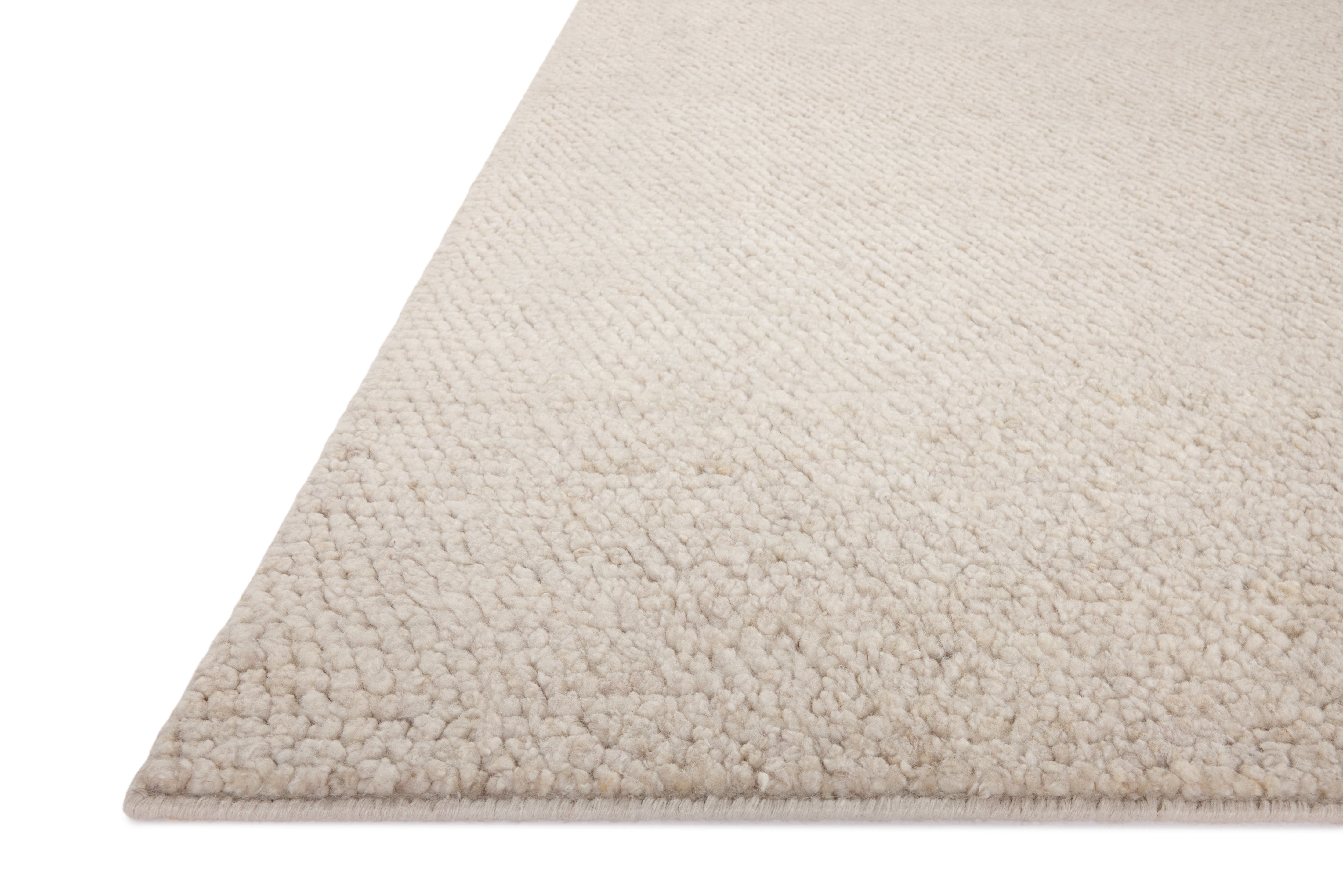Brigette Romanek x Loloi Frida Silver Rug 1- RUGS - wool Loloi