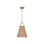 Whitby Medium Pendant LIGHTING - pendant Visual Comfort Burnished Brass