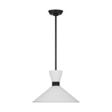 Belcarra Medium Pendant LIGHTING - pendant Visual Comfort Midnight Black
