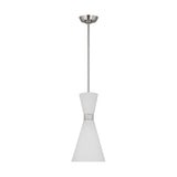 Belcarra Small Pendant LIGHTING - pendant Visual Comfort Brushed Steel