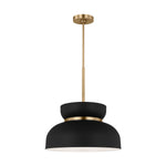 Pemberton Medium Pendant LIGHTING - pendant Visual Comfort Midnight Black