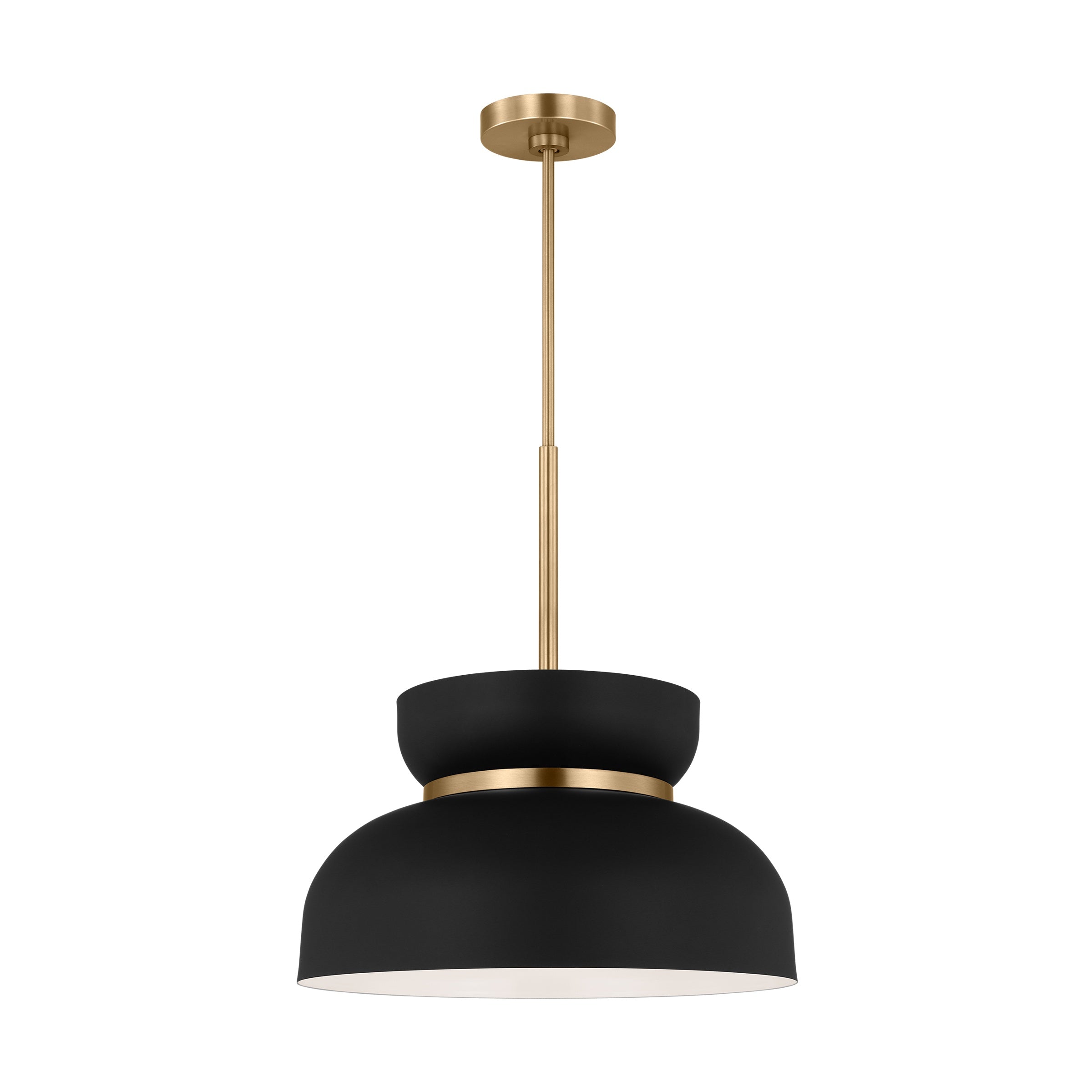 Pemberton Medium Pendant LIGHTING - pendant Visual Comfort - Studio Midnight Black