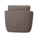 FLOOR MODEL - Baltimore Swivel Glider Club Chair - Pecan Brown FURNITURE - accent chairs LH IMPORTS