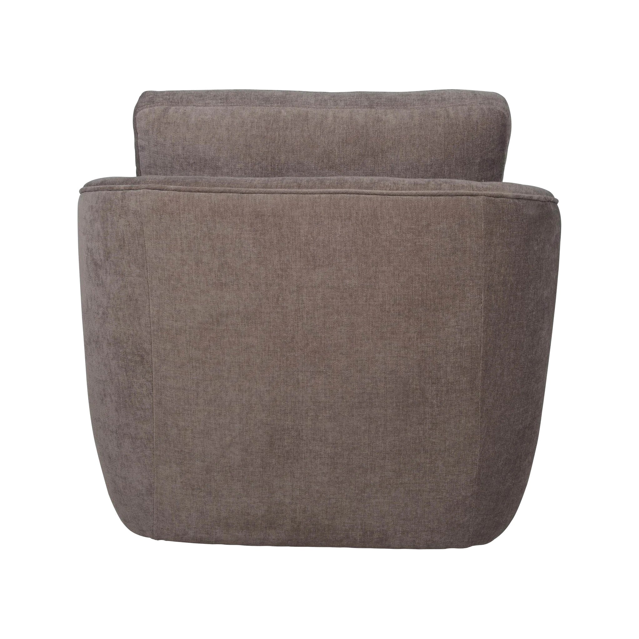 FLOOR MODEL - Baltimore Swivel Glider Club Chair - Pecan Brown FURNITURE - accent chairs LH IMPORTS