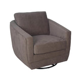 FLOOR MODEL - Baltimore Swivel Glider Club Chair - Pecan Brown FURNITURE - accent chairs LH IMPORTS Pecan Brown
