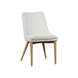 FLOOR MODEL - Frits Dining Chair - set of 2 - Taupe/Dark Brown FURNITURE - floor model LH IMPORTS