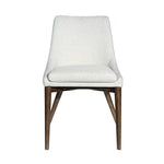 FLOOR MODEL - Frits Dining Chair - set of 2 - Taupe/Dark Brown FURNITURE - floor model LH IMPORTS