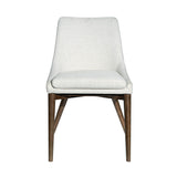 FLOOR MODEL - Frits Dining Chair - set of 2 - Taupe/Dark Brown FURNITURE - floor model LH IMPORTS