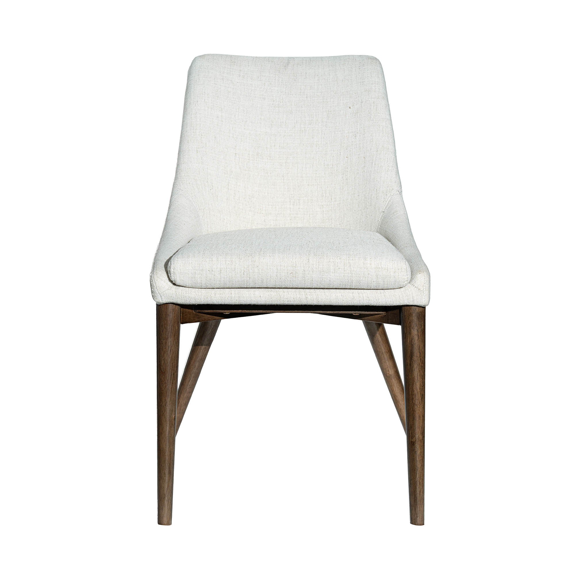 FLOOR MODEL - Frits Dining Chair - set of 2 - Taupe/Dark Brown FURNITURE - floor model LH IMPORTS