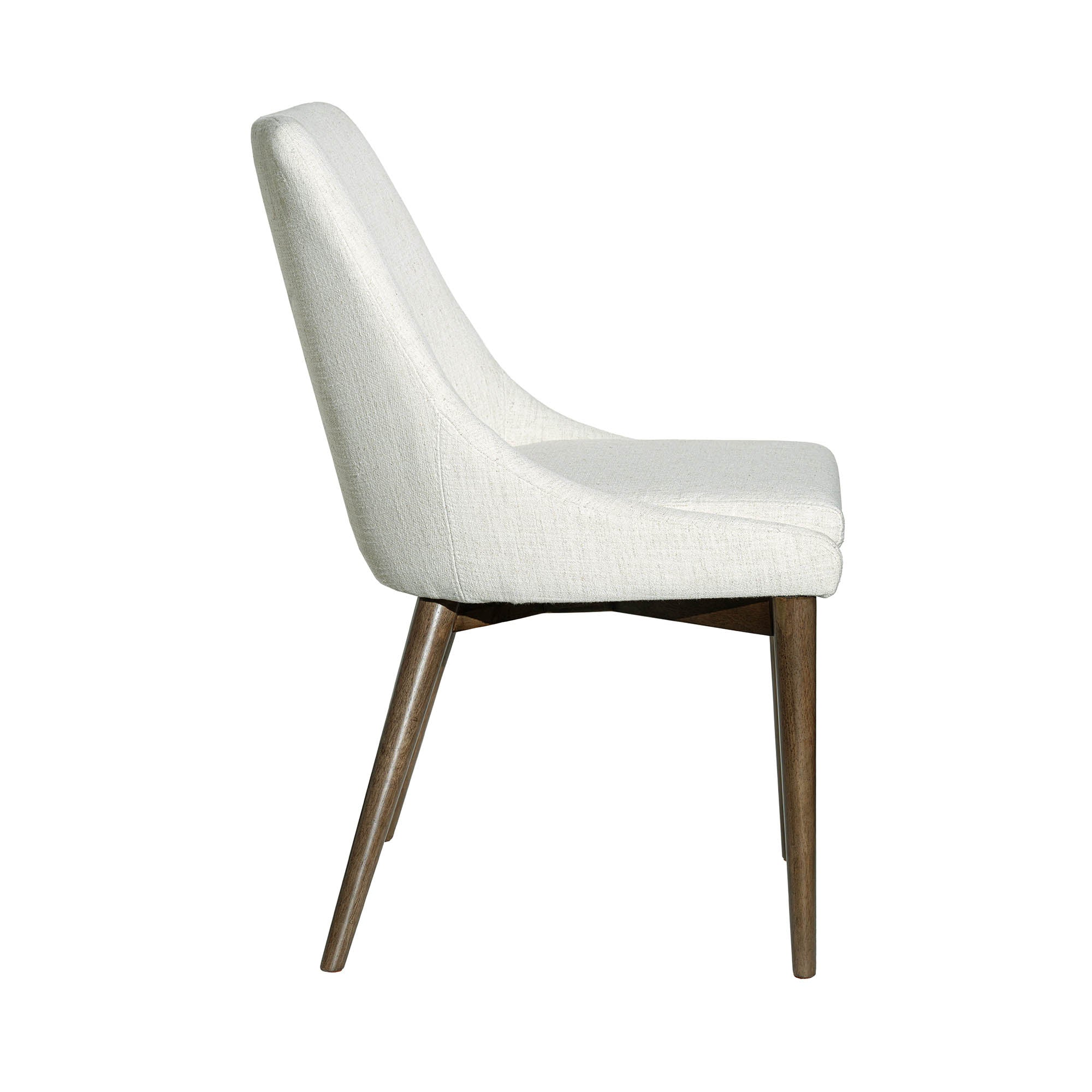FLOOR MODEL - Frits Dining Chair - set of 2 - Taupe/Dark Brown FURNITURE - floor model LH IMPORTS