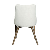 FLOOR MODEL - Frits Dining Chair - set of 2 - Taupe/Dark Brown FURNITURE - floor model LH IMPORTS