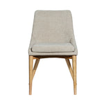 FLOOR MODEL - Frits Dining Chair - set of 2 - Taupe/Dark Brown FURNITURE - floor model LH IMPORTS