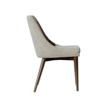 FLOOR MODEL - Frits Dining Chair - set of 2 - Taupe/Dark Brown FURNITURE - floor model LH IMPORTS