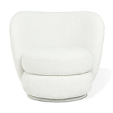 Gus* Forme Swivel Chair FURNITURE - lounge chair Gus Morris Bone