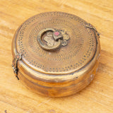 Antique Brass Chapati Box - Rug & Weave