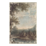 "1864 Italian Landscape" Framed Art Print