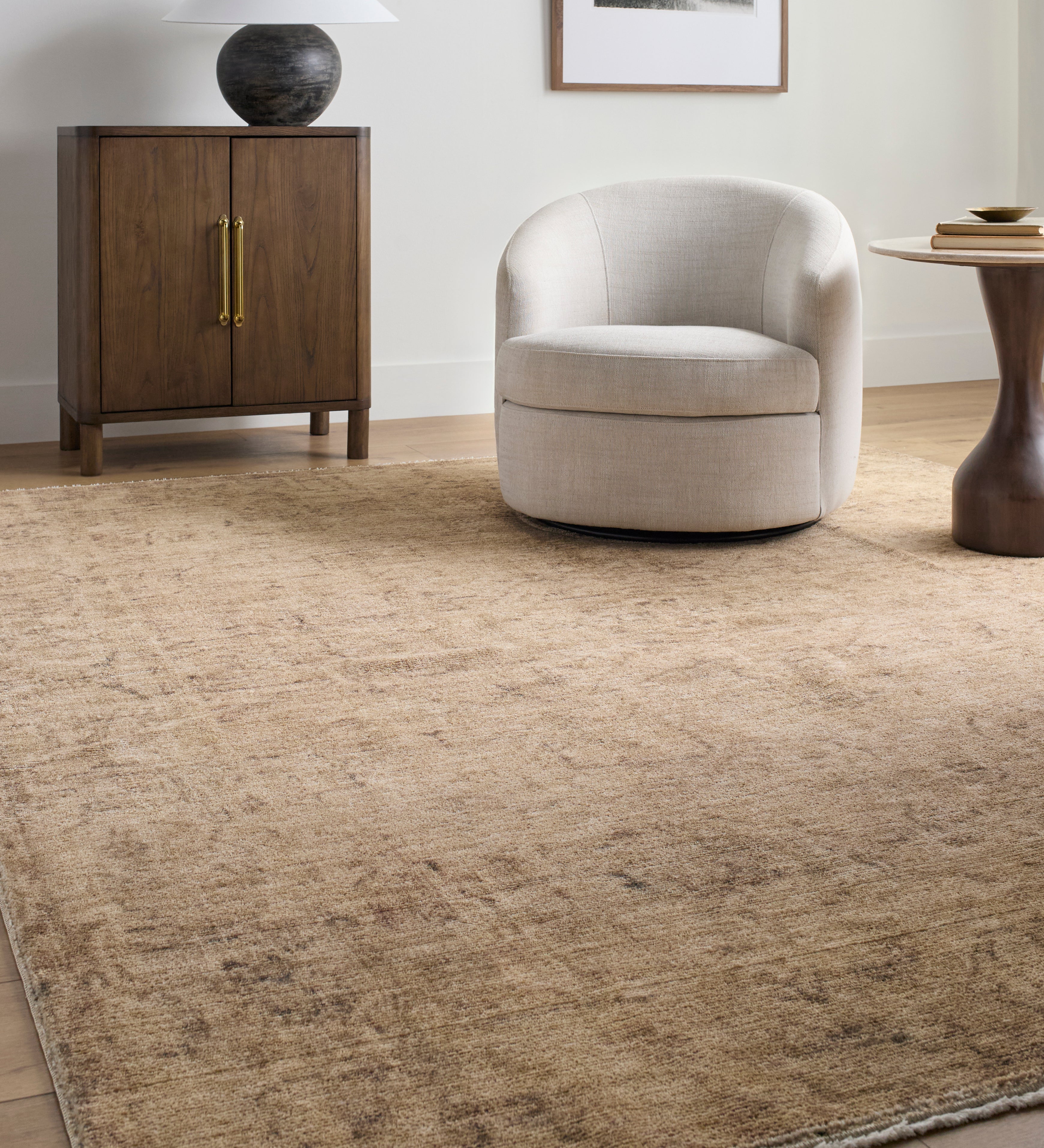Fetscher Wheat / Sage Rug RUGS - synthetic Surya