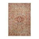 Loloi Gaia Gold / Brick Rug No.1 RUGS - synthetic Loloi 18" x 18"