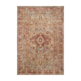 Loloi Gaia Gold / Brick Rug No.1 RUGS - synthetic Loloi 18" x 18"