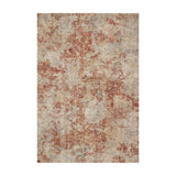 Loloi Gaia Taupe / Brick Rug RUGS - synthetic Loloi 18" x 18"