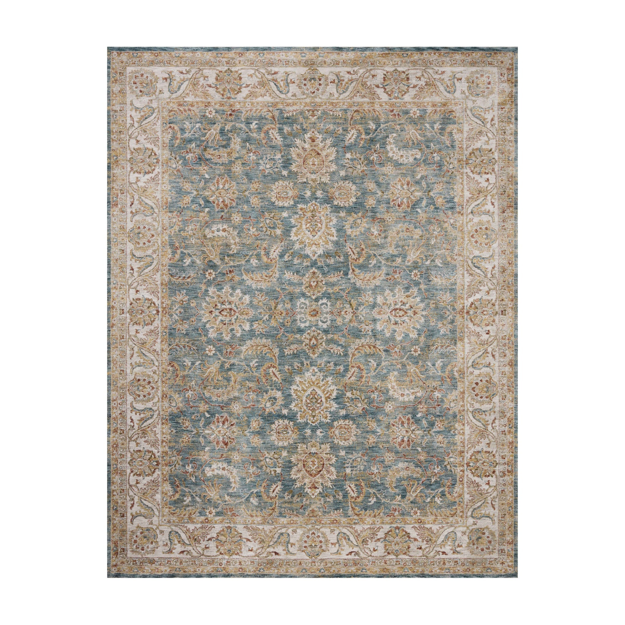 Loloi Gaia Ocean / Multi Rug RUGS - synthetic Loloi 18" x 18"