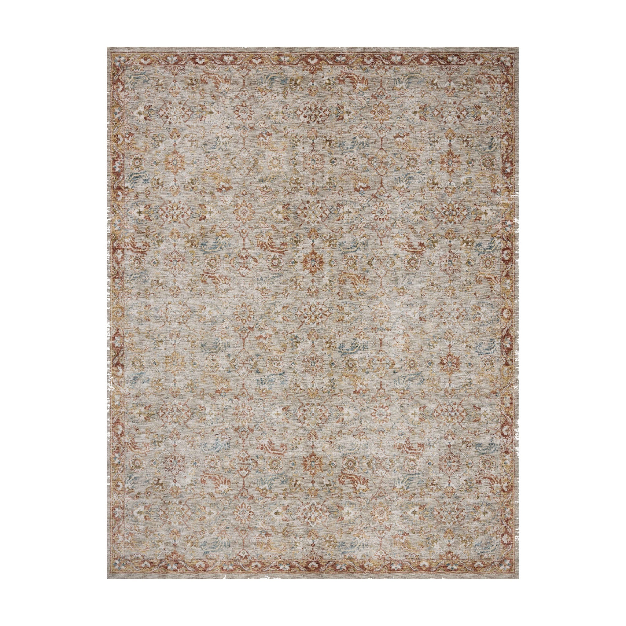 Loloi Gaia Natural / Multi Rug RUGS - synthetic Loloi 18" x 18"