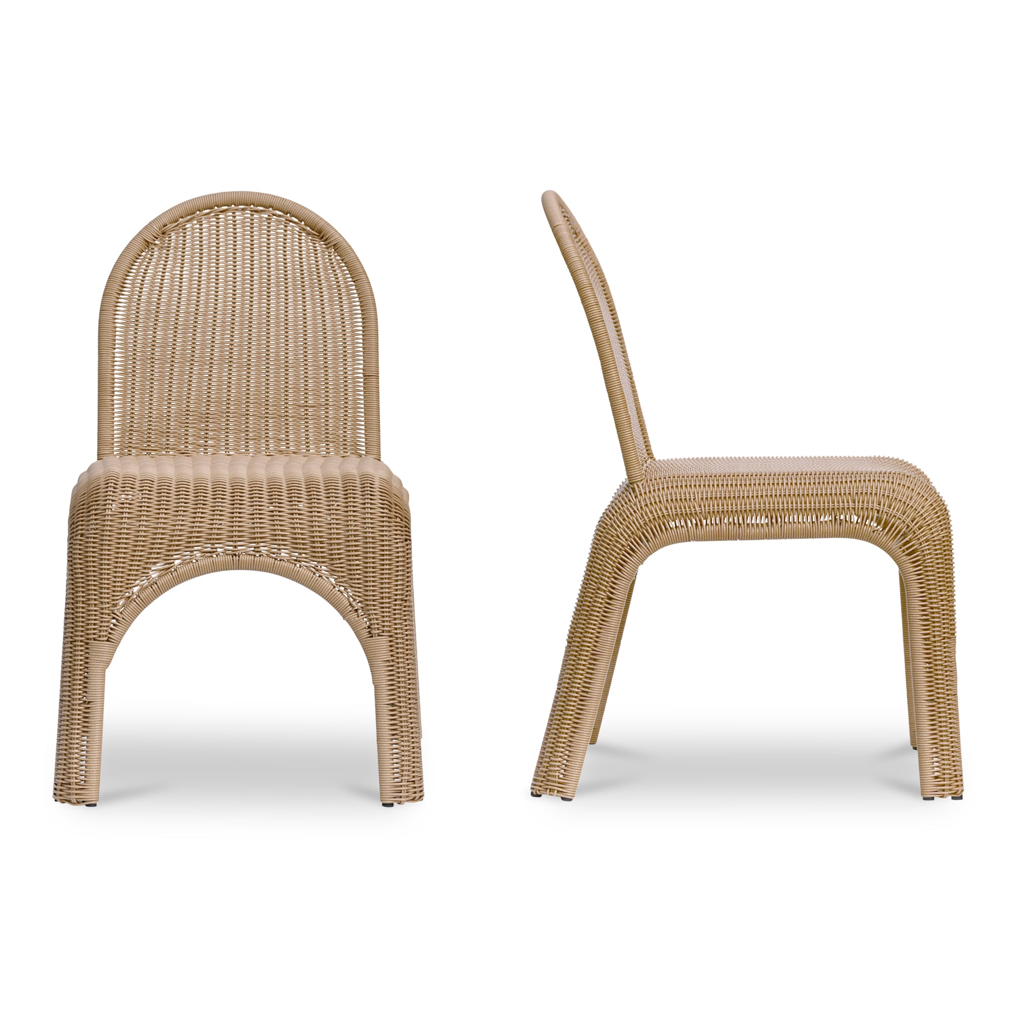 Kendy Outdoor Dining Chair - Set of Two FURNITURE - dining chairs Moe's Furniture
