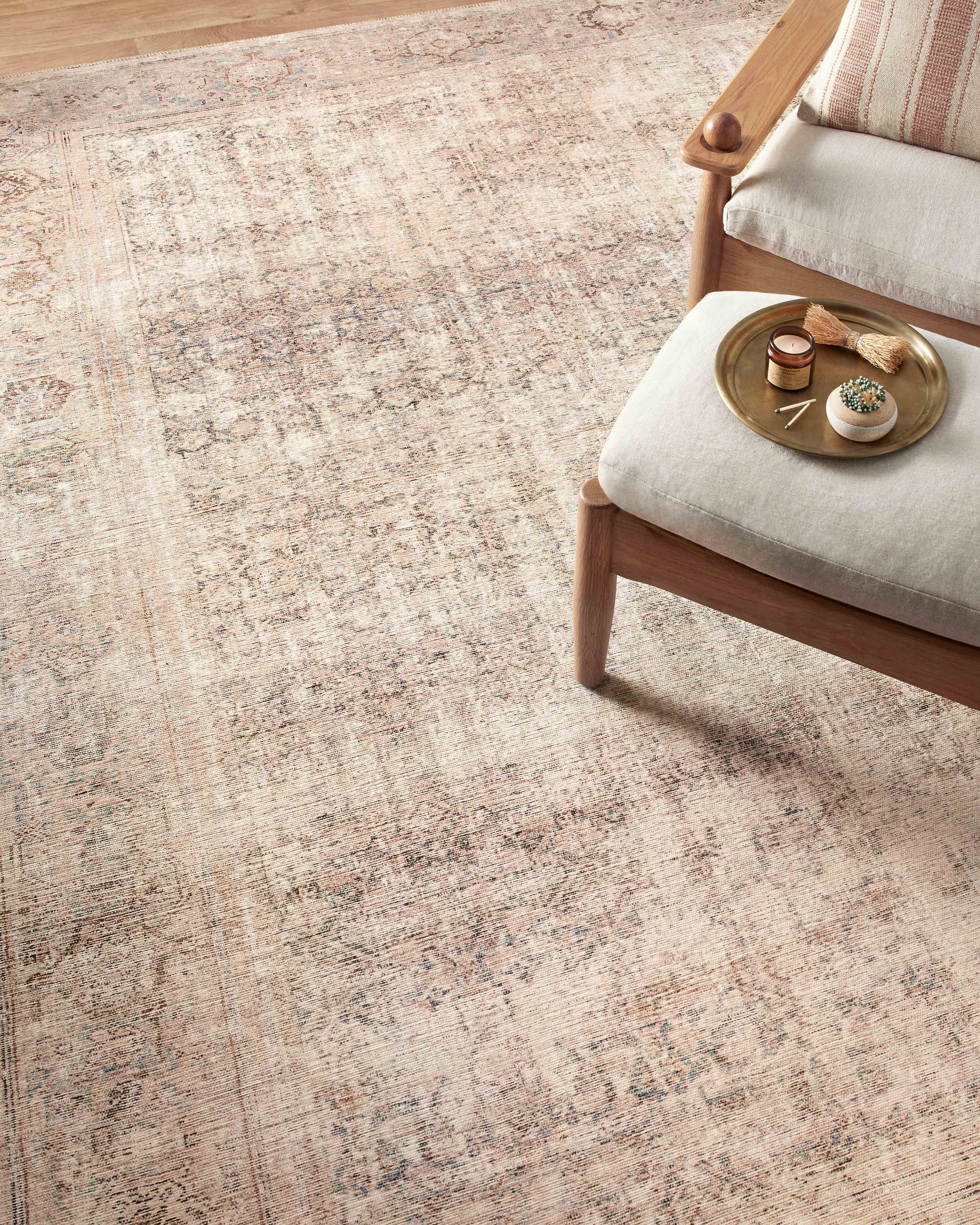 Amber Lewis x Loloi Georgie Ocean / Sand Rug 0-patterned rugs Loloi