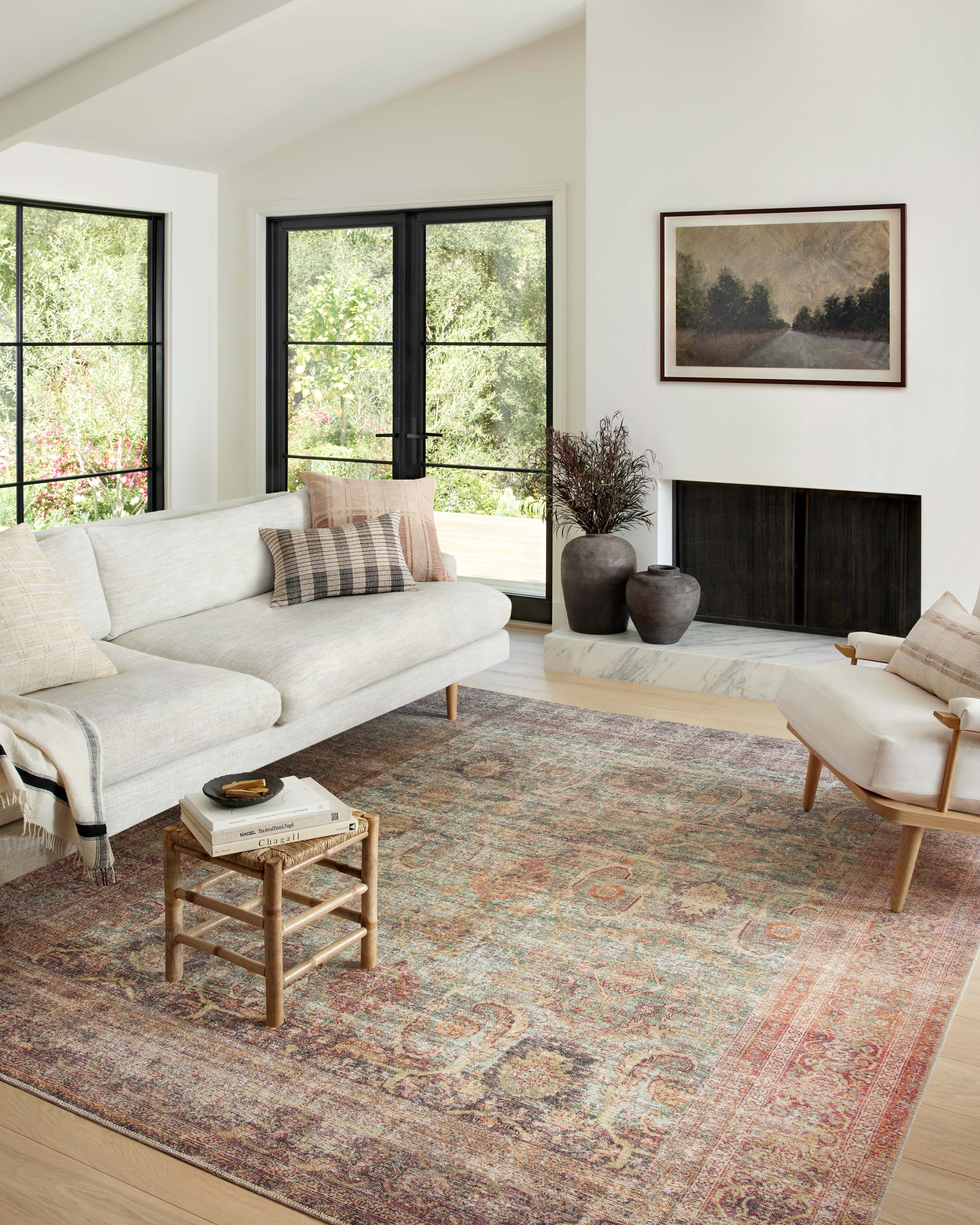 Amber Lewis x Loloi Georgie Jade / Sunset Rug 0-patterned rugs Loloi