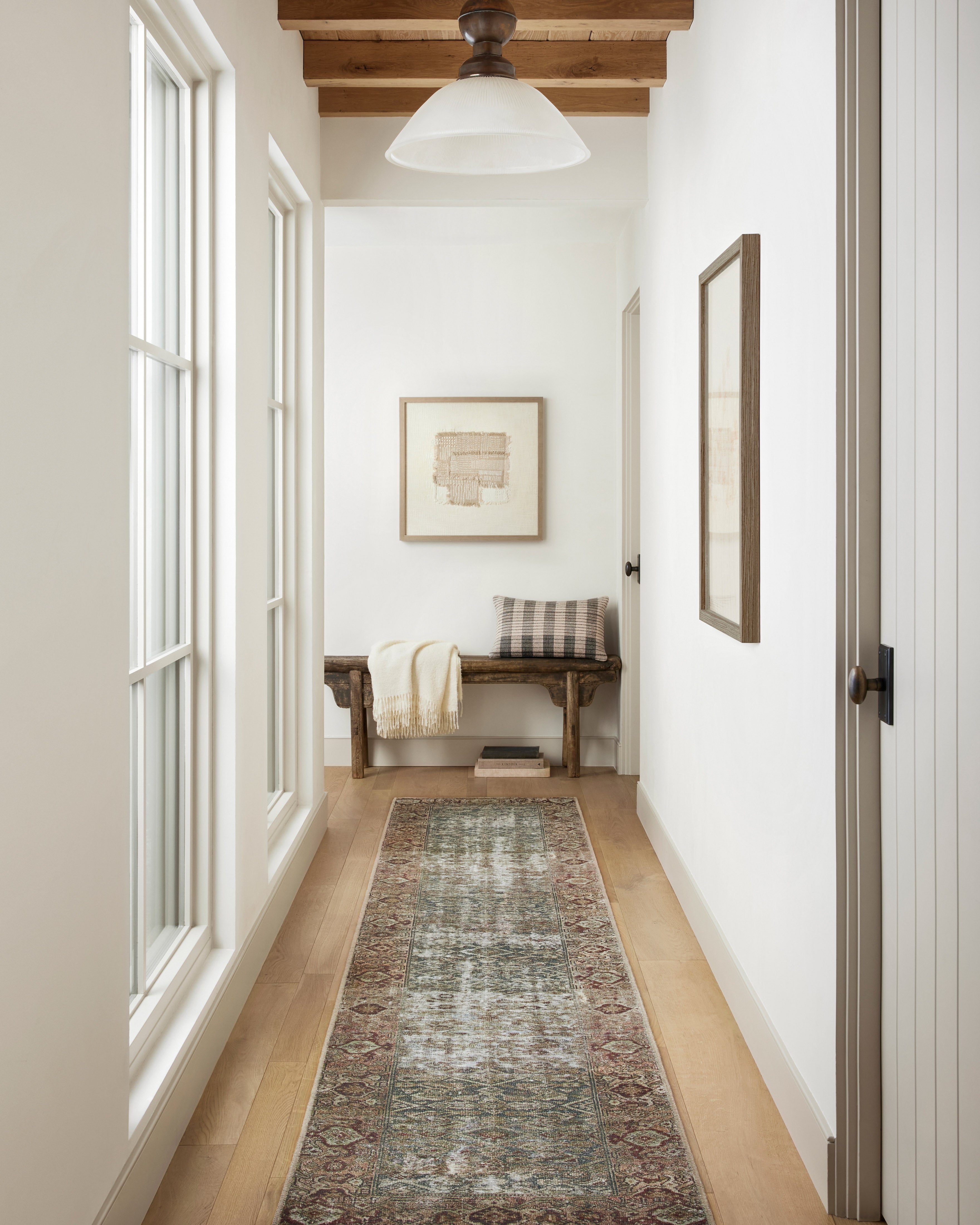 Amber Lewis x Loloi Georgie Moss / Salmon Rug 0-patterned rugs Loloi