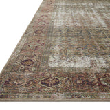 Amber Lewis x Loloi Georgie Moss / Salmon Rug 0-patterned rugs Loloi